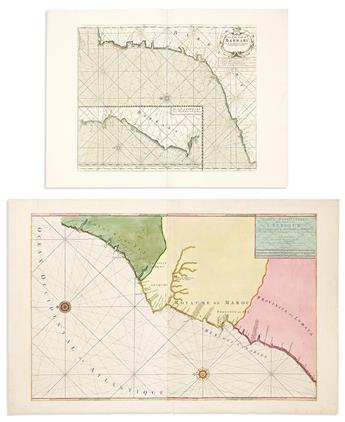 (AFRICA.) Group of 19 sixteenth-to-nineteenth-century engraved maps.                                                                             